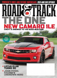 ROAD & TRACK 2012 DEC - 959 AND 918 SPYDER, NEW CAMARO 1LE, LOTUS ELAN'S 50TH